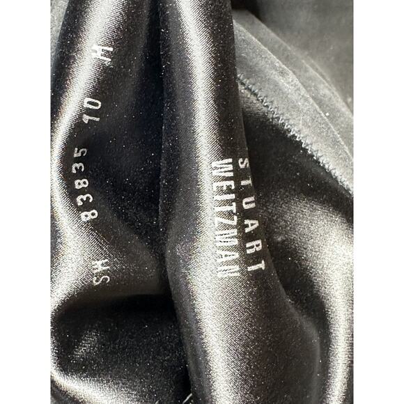 Stuart Weitzman Highland Black Suede Over The Knee Thigh Heels Boots 10 - Picture 7 of 7